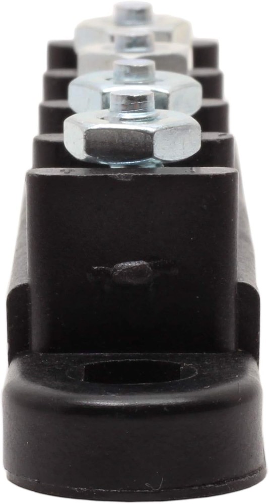 Fastronix 4 Stud Terminal Strip Kit 4 Kit, Black