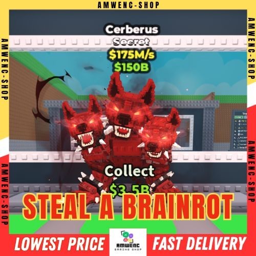 Steal A Brainrot - Cerberus - Random Mutation/Traits Or Normal