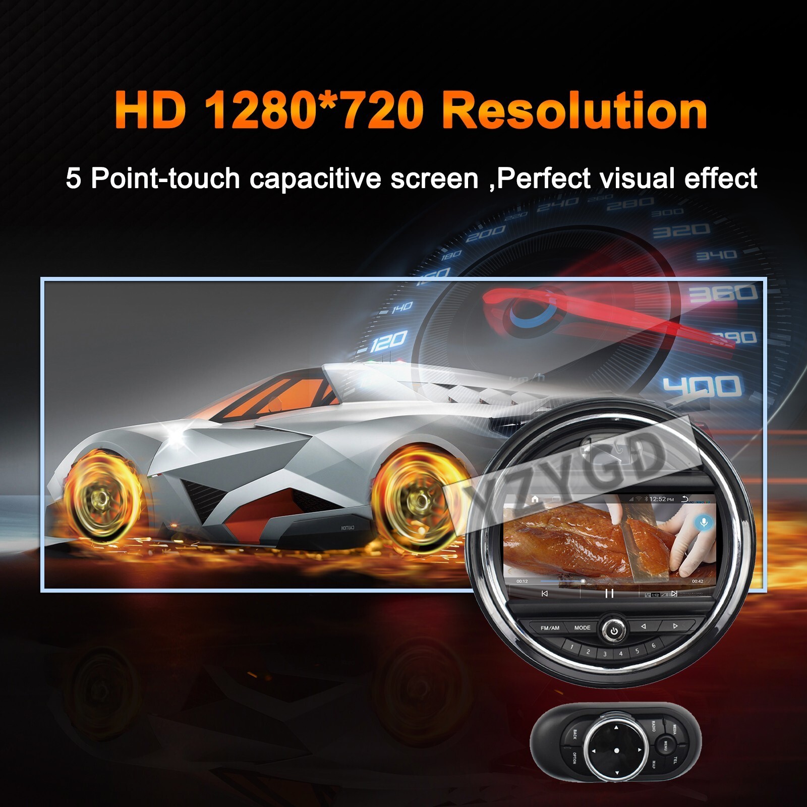 For BMW Mini Cooper 2015-2019 Android CarPlay Car Radio 2Din Stereo Receiver GPS