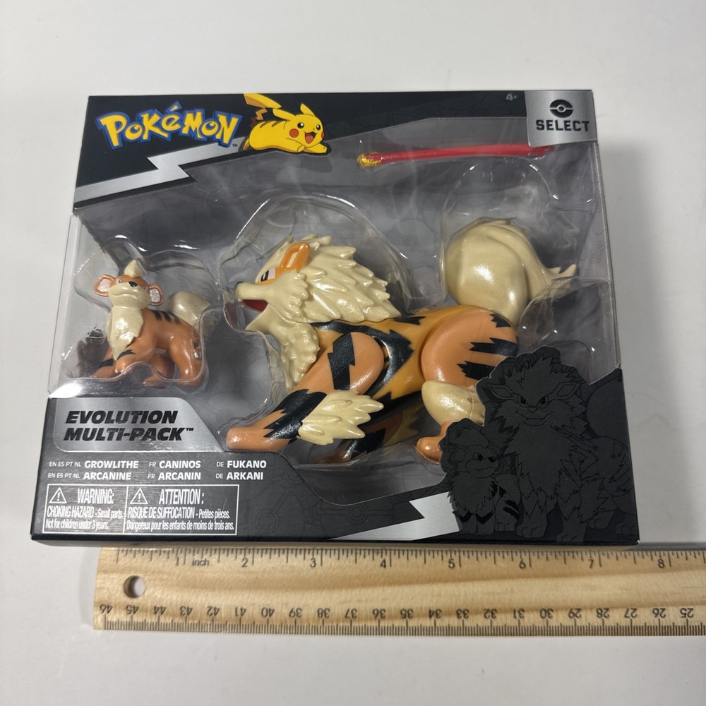 Jazwares Pokemon Evolution Multi-Pack Growlithe & Arcanine