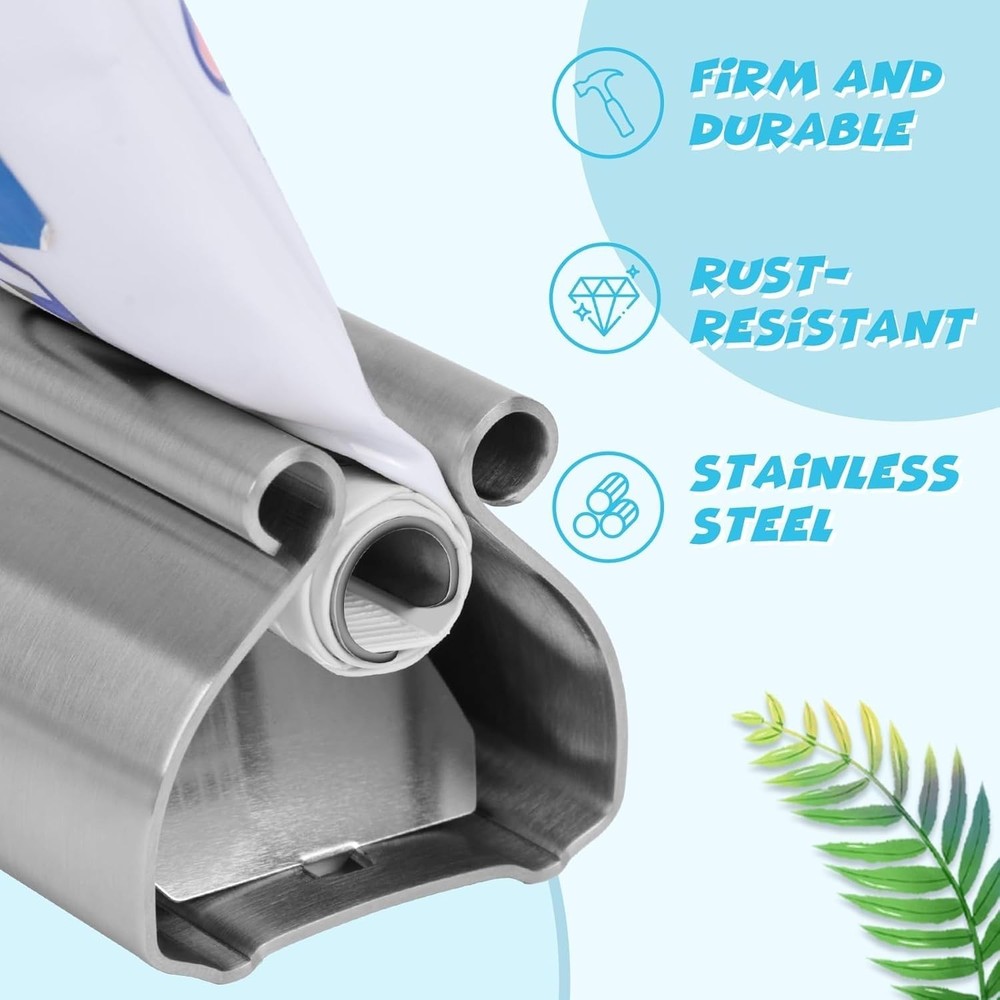 Toothpaste Tube Squeezer Dispenser 3PCS Toothpaste Roller Squeezer Tool Metal...