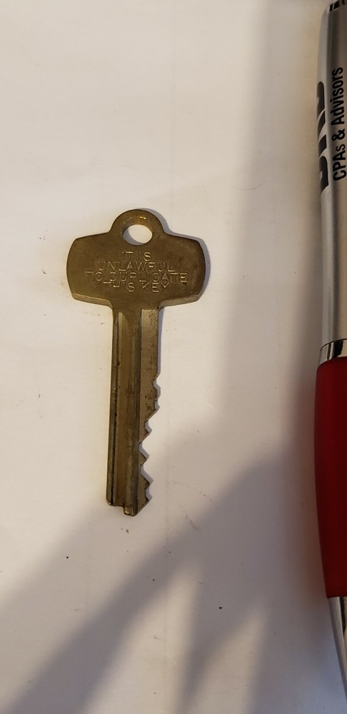 Best Lock Original Numbered Key 2 A-1