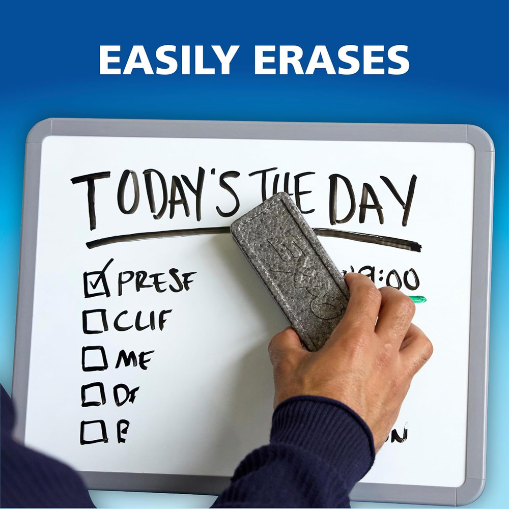 Dry Erase Markers Set, Fine & Chisel Tips, 11 Count - Classroom, Office Suppl...