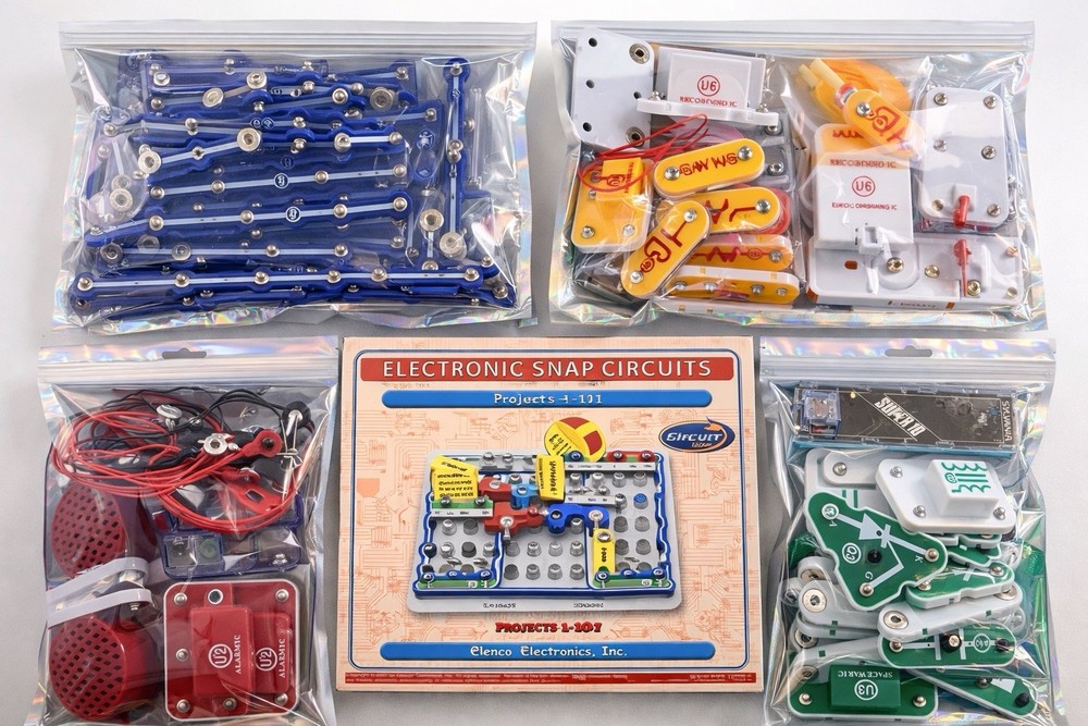 ✨ Electronic Snap Circuits Set – Large Advanced Kit w/ Sound, Recording & More ✨