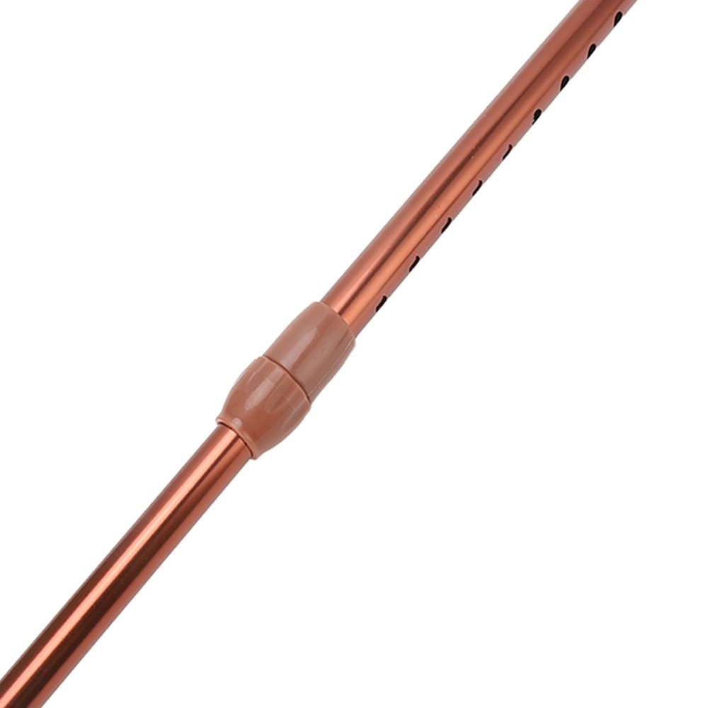 Walking Cane Adjustable Ergonomic Soft Rubber Hand Grip Lightweight Mobility OMO