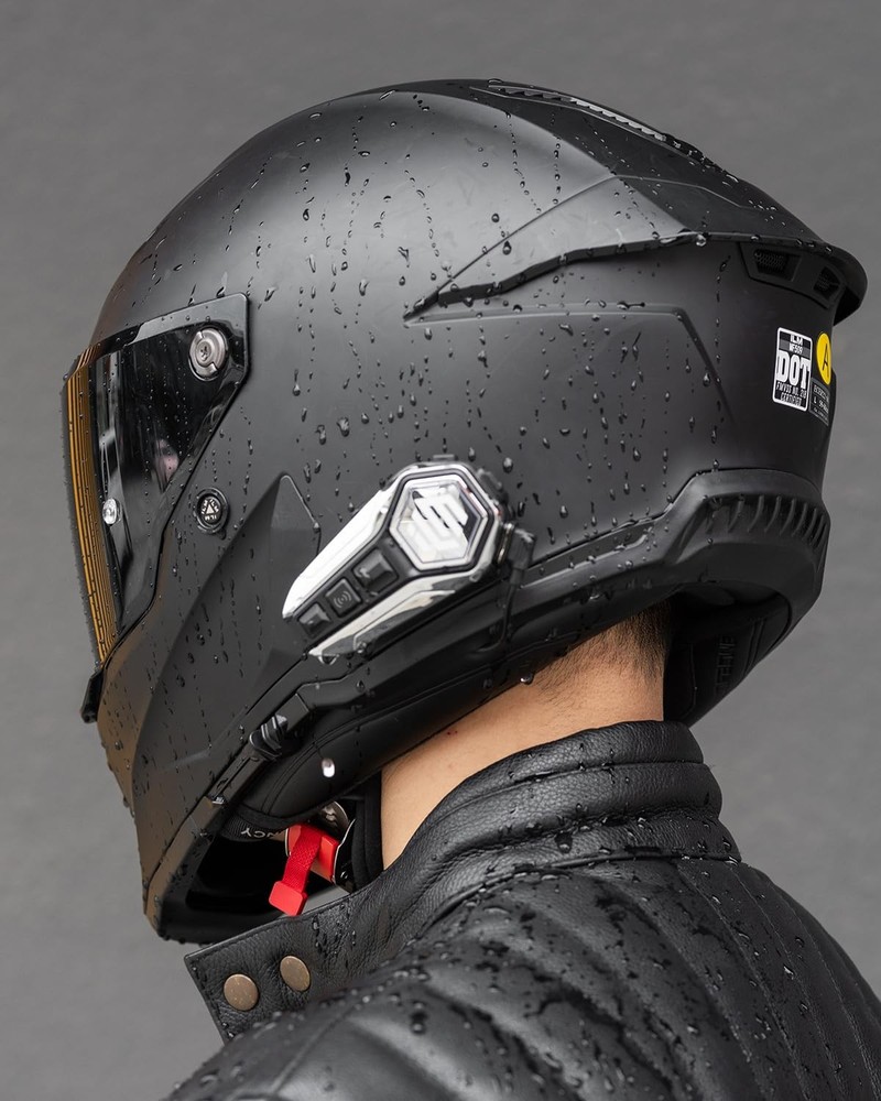 ILM Motorcycle Bluetooth Headset Helmet Communication System 2100M Gray