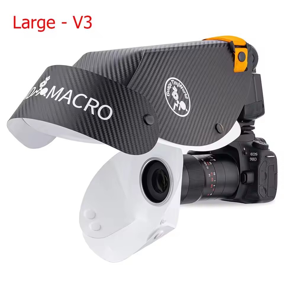 Guage Universal Macro Camera Flash light Speedlite Softbox Diffuser Reflector V3