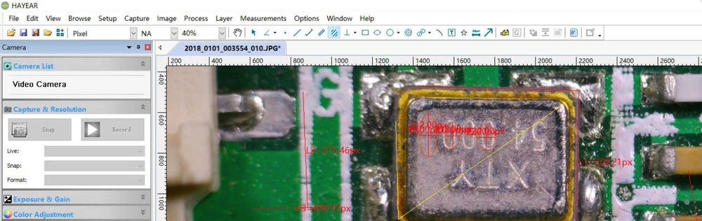 5MP Type-C USB2.0 Microscope Camera Built-in 0.5X Adapter HD Digital Eyepiece