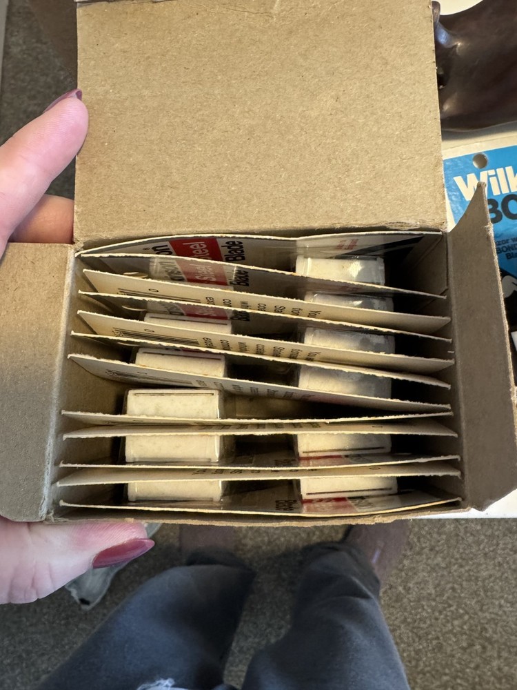 Vintage Wilkinson Sword Super Sword NOS Display Box