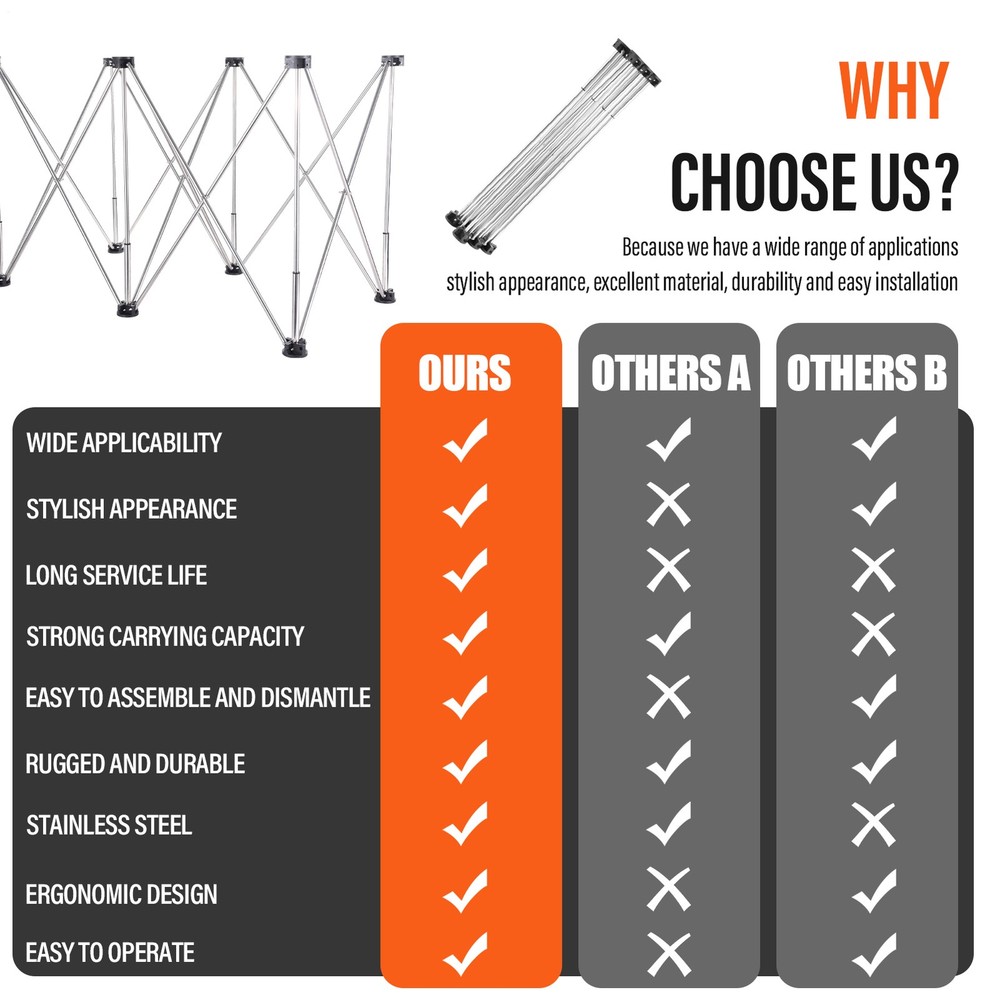 44'' Portable Workbench Collapsible Heavy Duty Folding Work Table Base