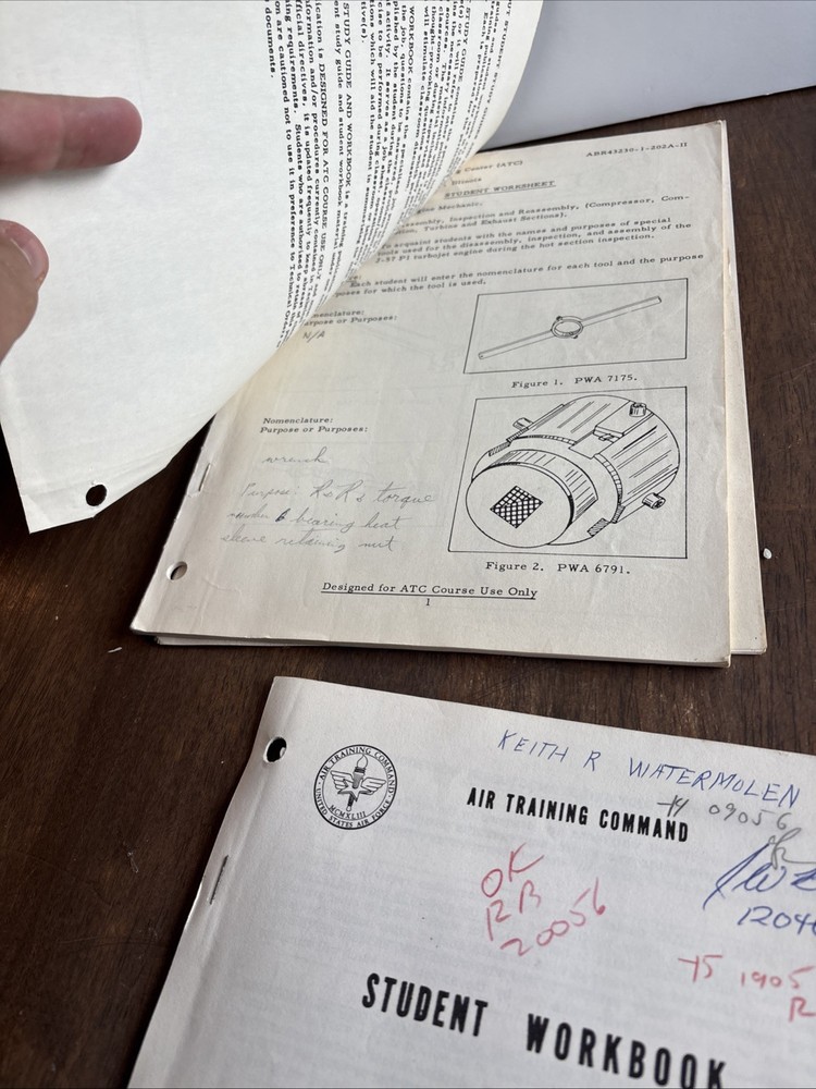 Air Training command student study guide and workbook military training 1964-65