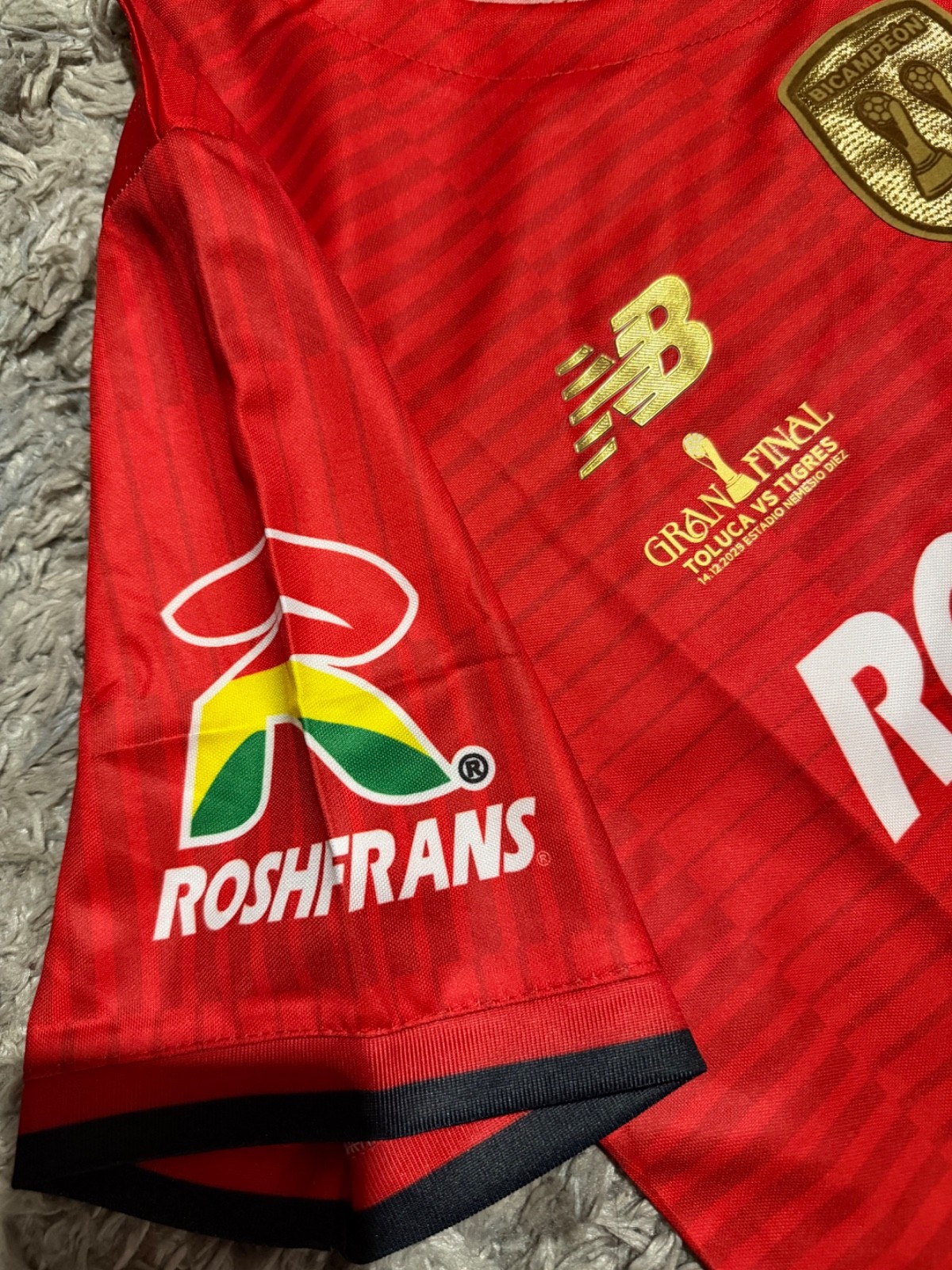 Toluca F.C 2025/26 BICAMPIÒN Home S-4X PLEASE READ DESCRIPTION