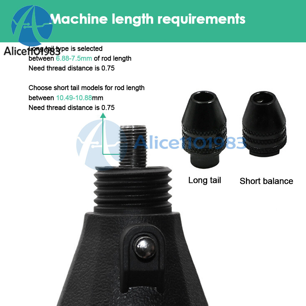 M7 M8 Universal Keyless Chuck Quick Change Dremel Rotary Tools Drill Accessory