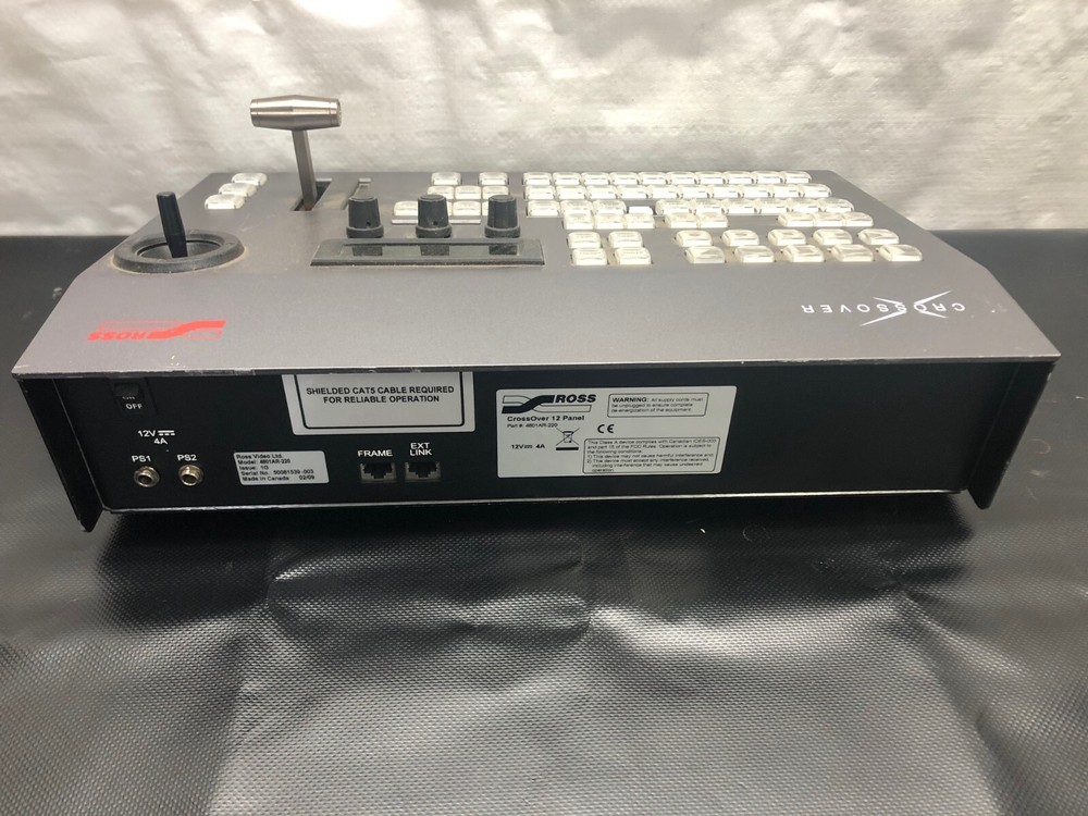 Ross Crossover 12 Panel 4801AR-220 Video Production Unit