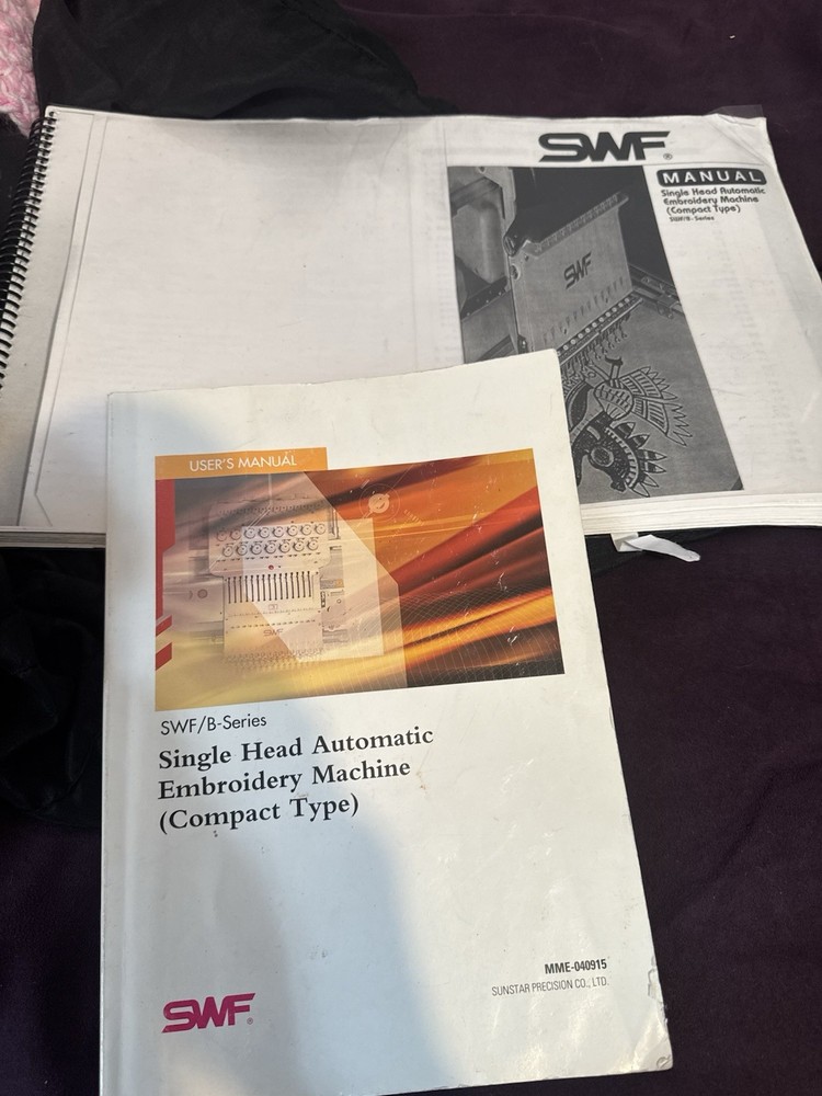 SWF Model F/B T1501c Embroidery Machine