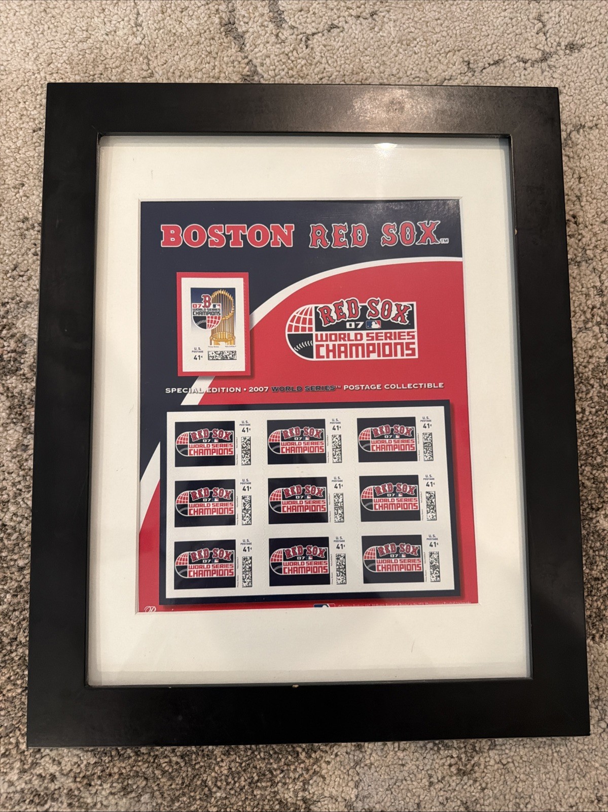 Red Sox Special Edition 2007 World Series Postage Collectible Stamps