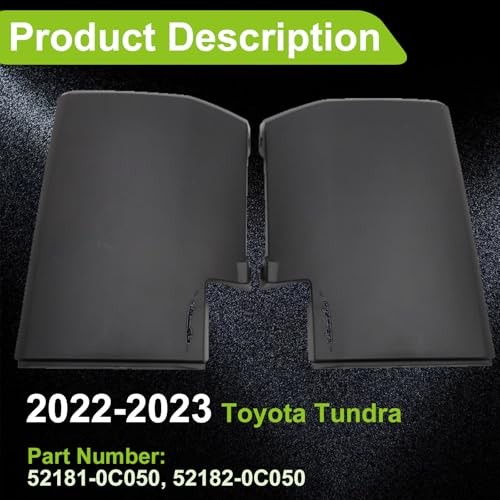 Rear Bumper End Cap Extension Corner Covers Left & Right Compatible with