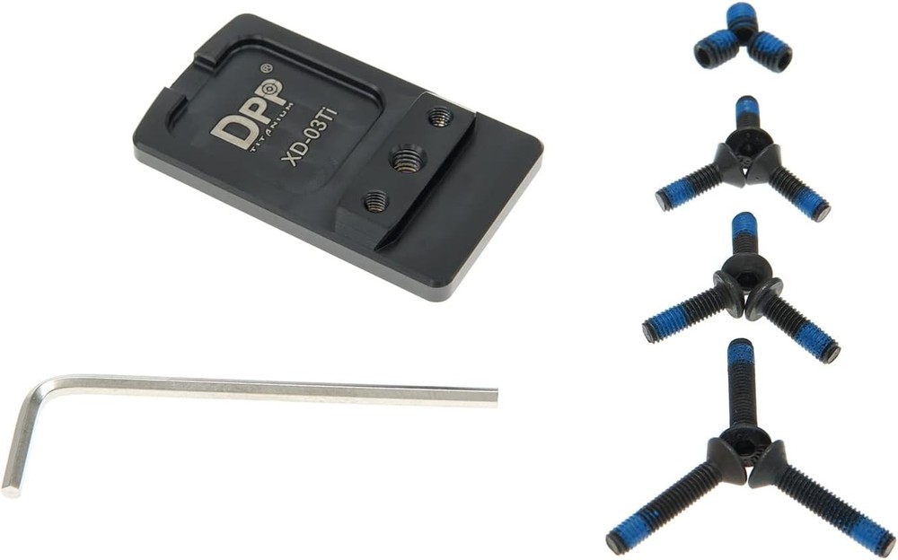 DPP Titanium Dovetail Mount Compatible with Springfield XD Holosun black