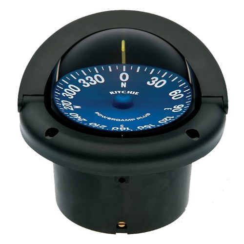 Ritchie Compass, Flush Mount, 3.75" Dial, Black SS-1002
