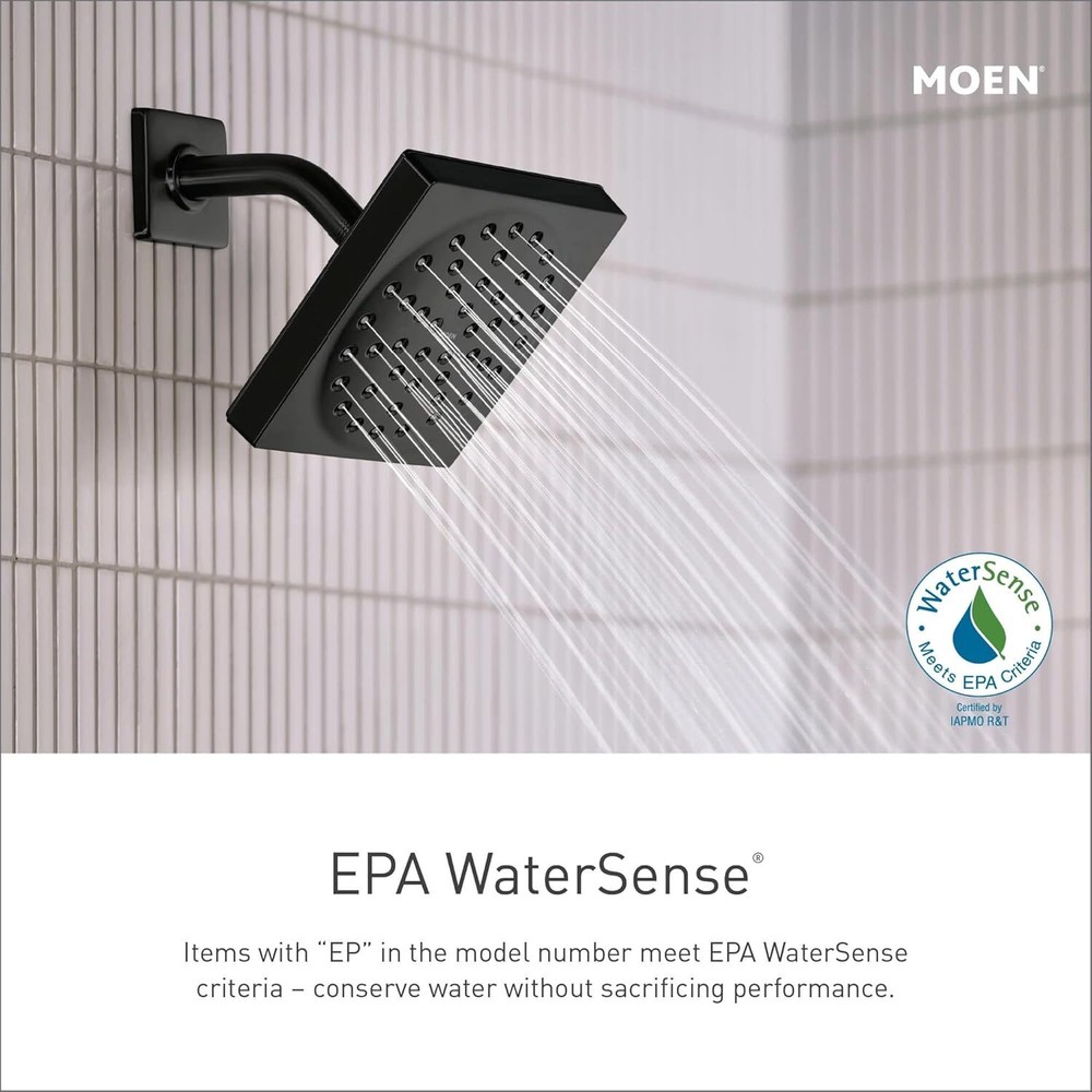 ​Moen 3671EPBL Multi-Function Hand Shower w/ Slide Bar & Hose In Matt Black