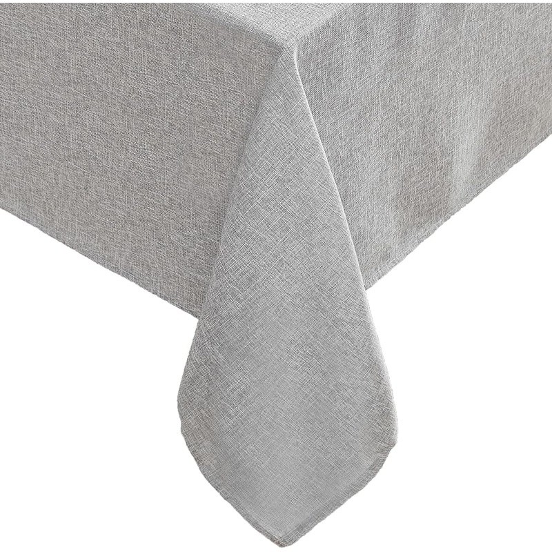 Elegant Polyester Tablecloth Rectangular Formal Casual Dining Events 10-12 Seats