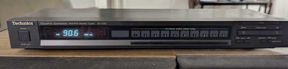 Technics Quartz Synthesizer AM/FM ST-S78 *Tested Working*