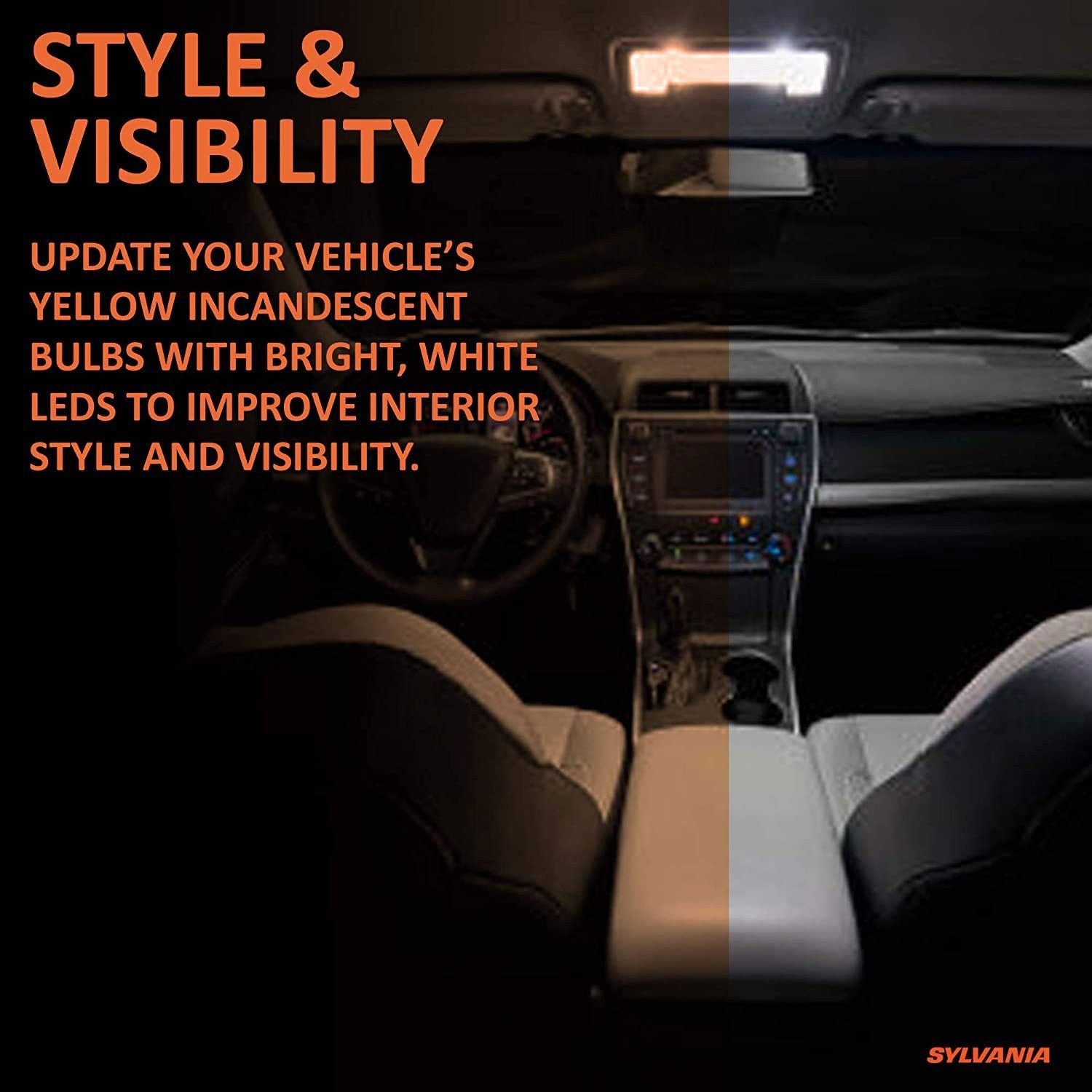 SYLVANIA - 7443 T20 ZEVO LED Amber Bulb - Bright LED Bulb, Ideal for Park and...