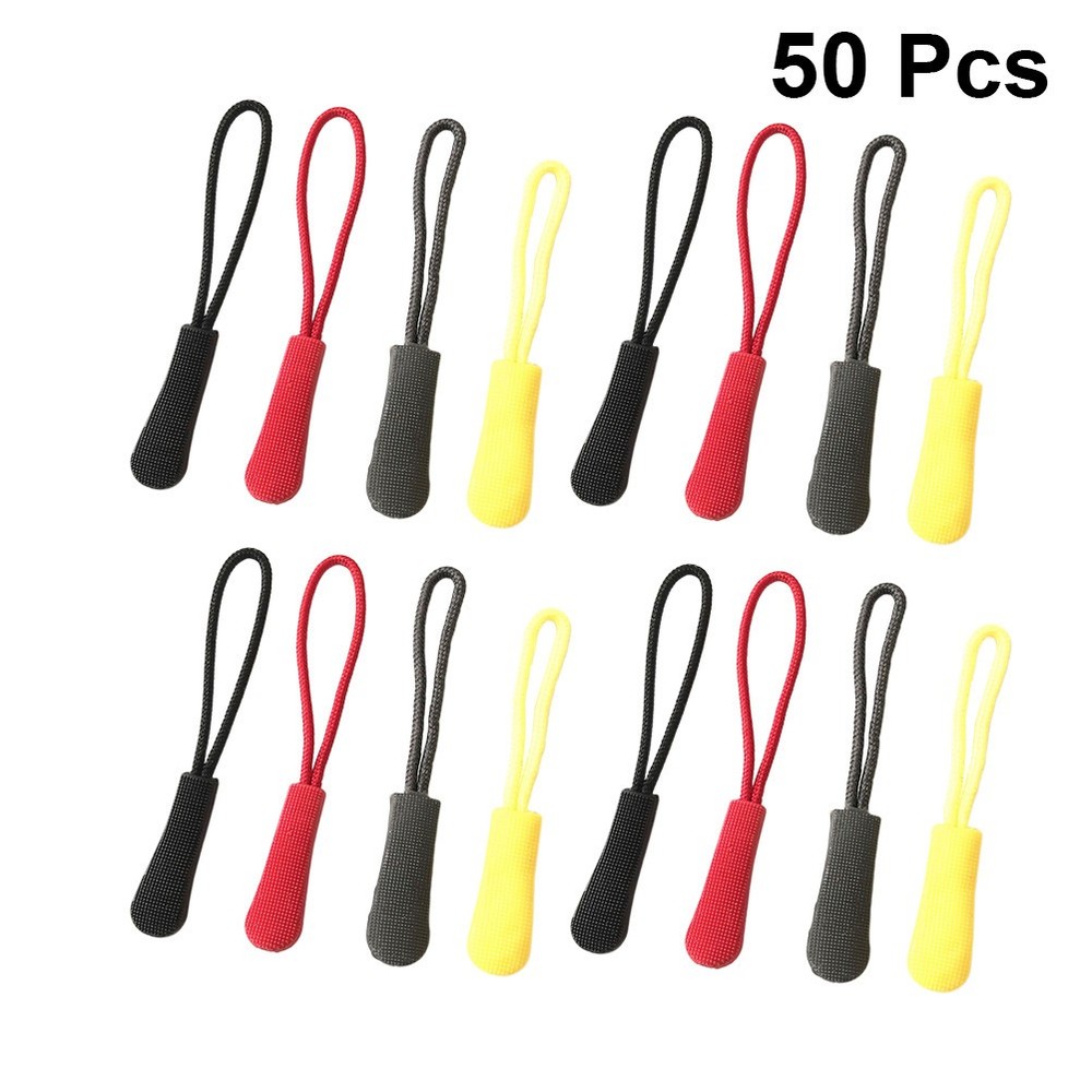 50 Pcs Backpack Zipper Replacement Luggage Pull Extension Small Pulls