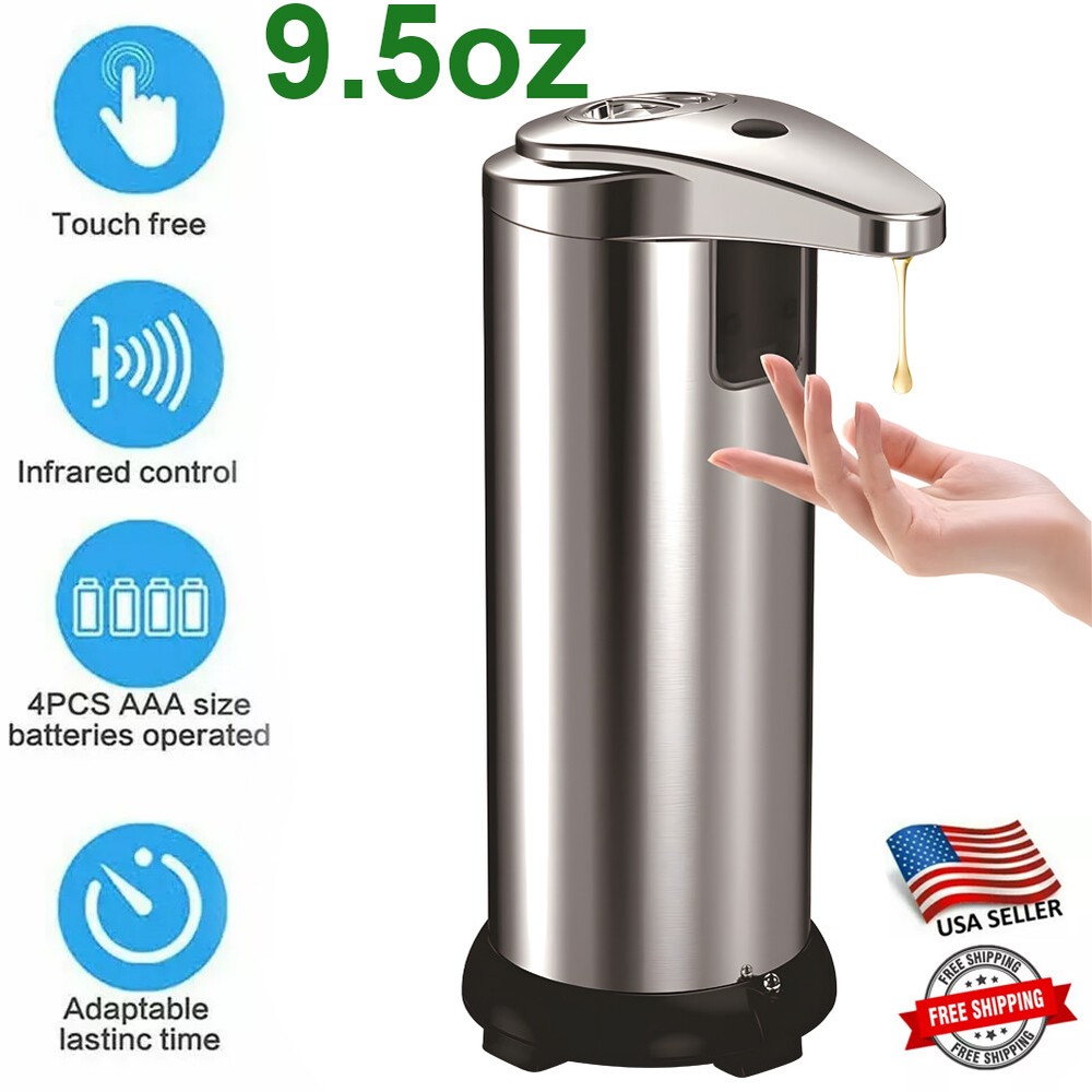 280ML Touchless Soap Dispenser Kitchen Automatic Hand Liquid Pump Lotion Bottle