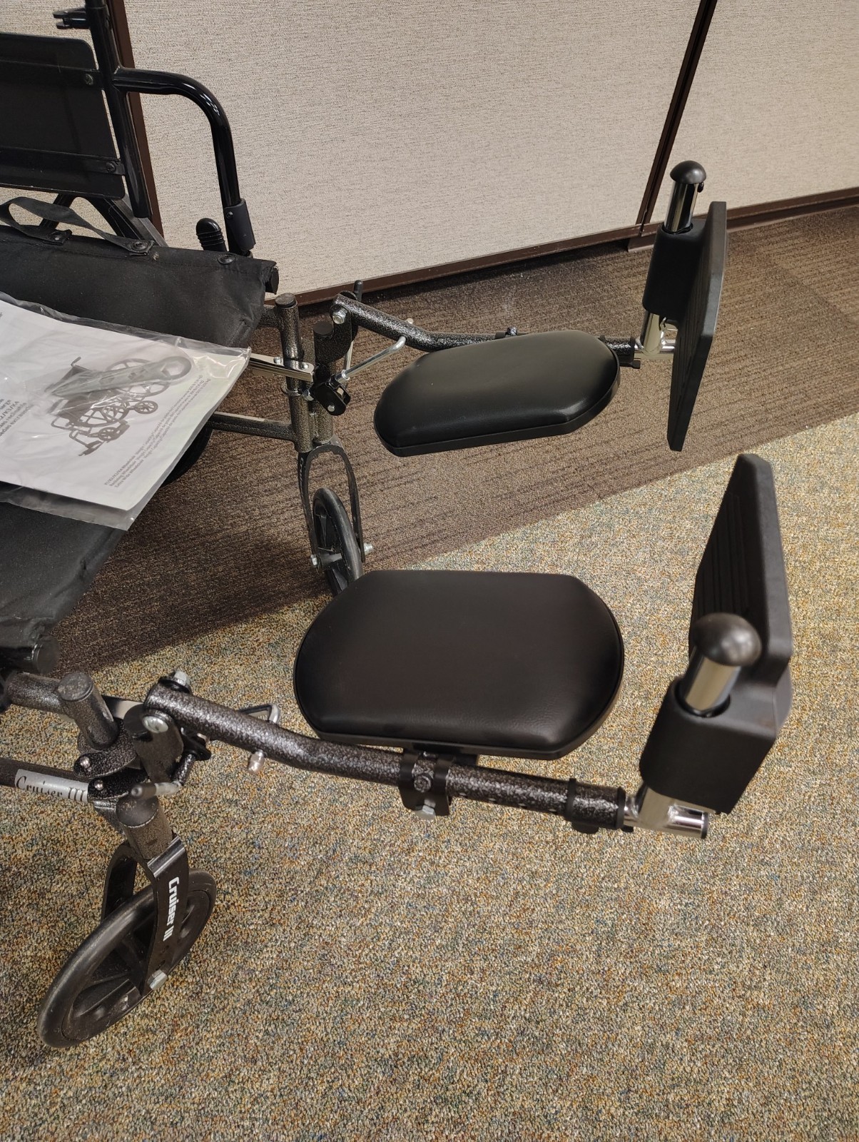 Pair Universal Elevating Leg Foot Rest Legrest Manual Wheelchair Wheel Chair New