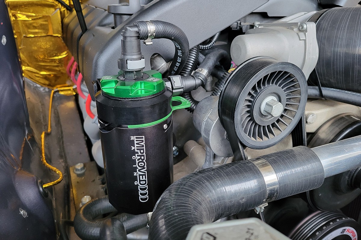 CCS Oil Catch Can Kit for GM Gen III & IV LS Engines, 7 oz