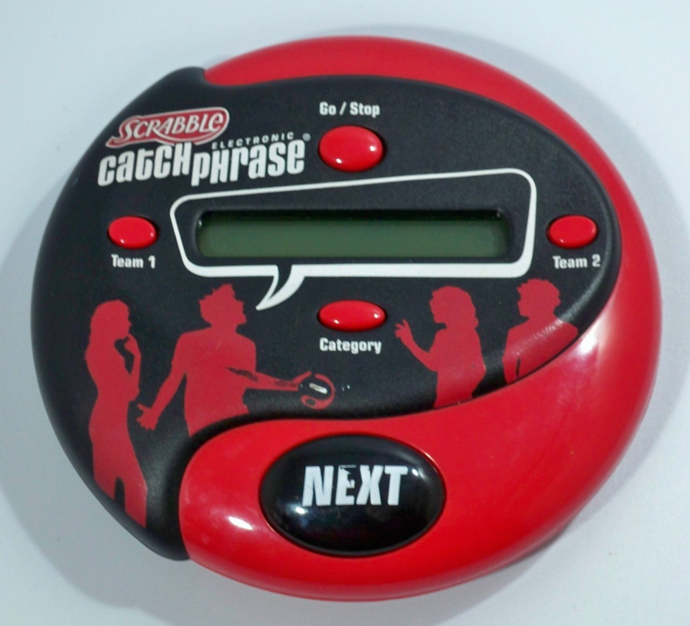 Hasbro Scrabble Electronic Catch Phrase Handheld Electronic Game