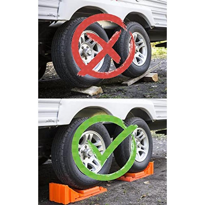 RV Leveling Kit 10 Pack Heavy Duty Modular Levelers Stabilizing Support New