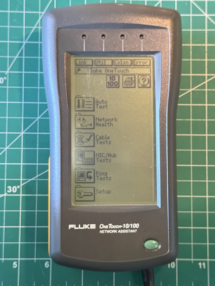 FLUKE ONE TOUCH 10/100 NETWORK ASSISTANT