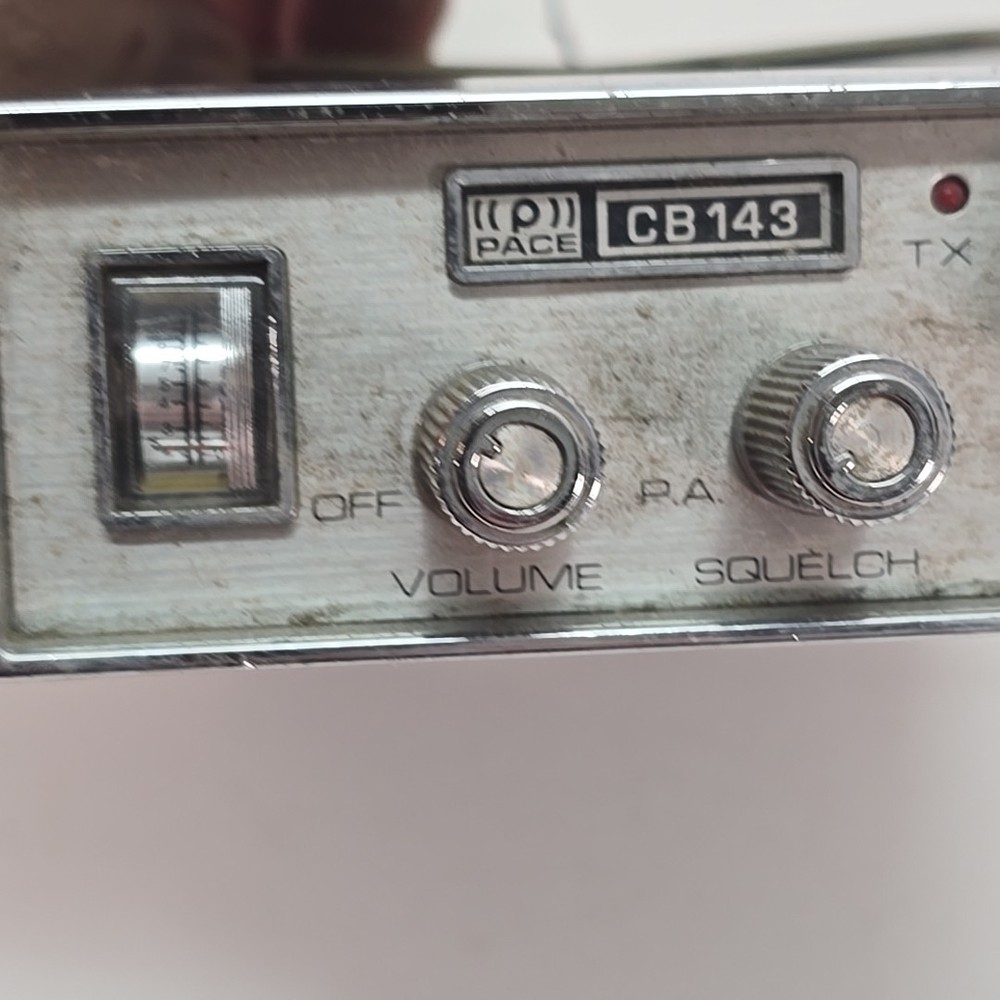 Vintage Pace model CB143 23CH CB Radio Transceiver Untested