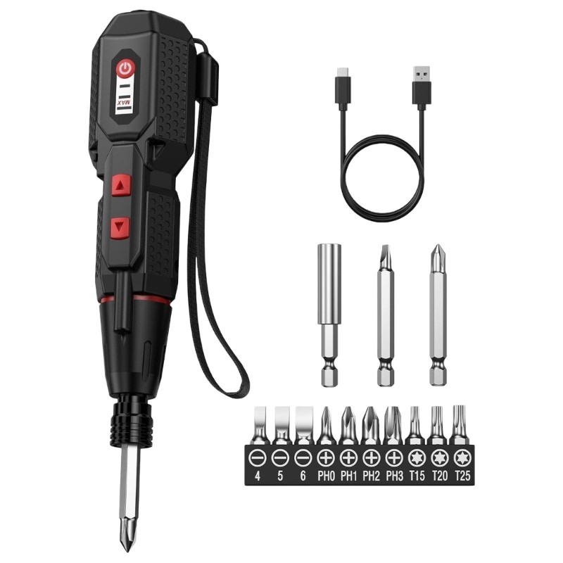 Professional 4.2V Electric Screwdriver Kit Long Lasting Battery Multiple