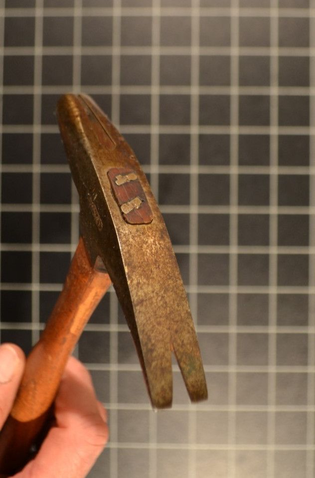 STANLEY TACK HAMMER W/ ORIGINAL HANDLE / PARTIAL LABEL
