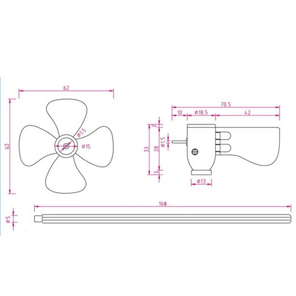 Smallest Wind Turbines Generator LED Teaching Tools Sample Template Model Hot