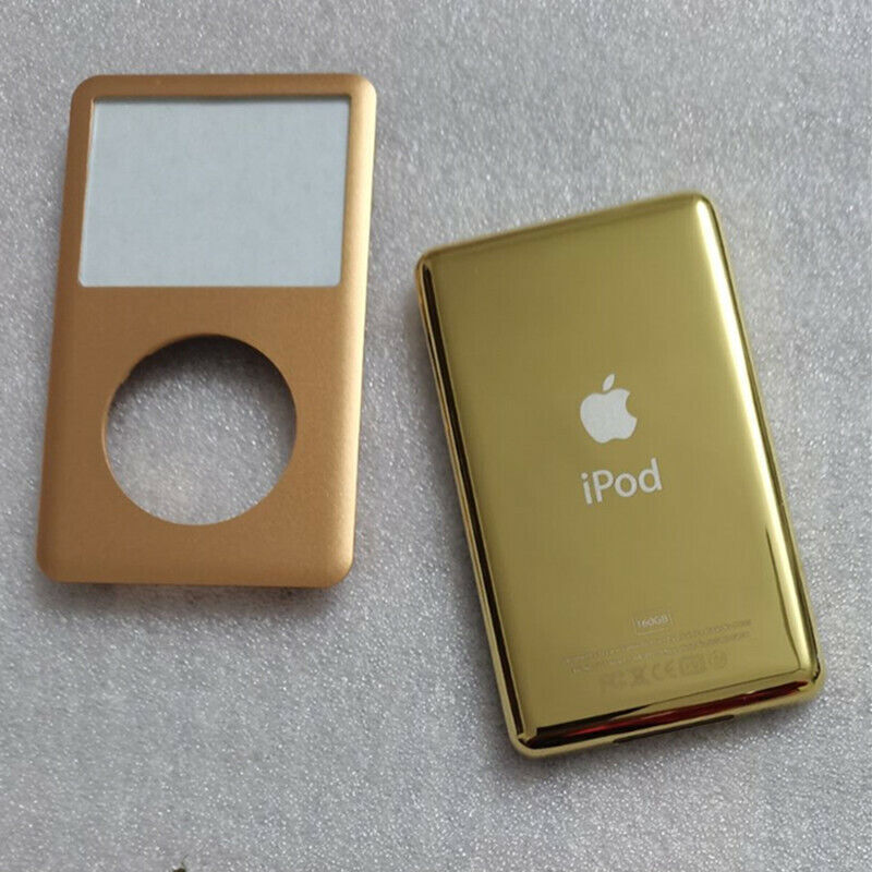 For Apple IPod Classic Gold Front Case + Thin/Thick Back Cover Replacement Kit