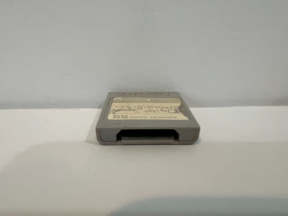 Nintendo GameCube 59 Blocks 4 mb Gray Memory Card DOL-008