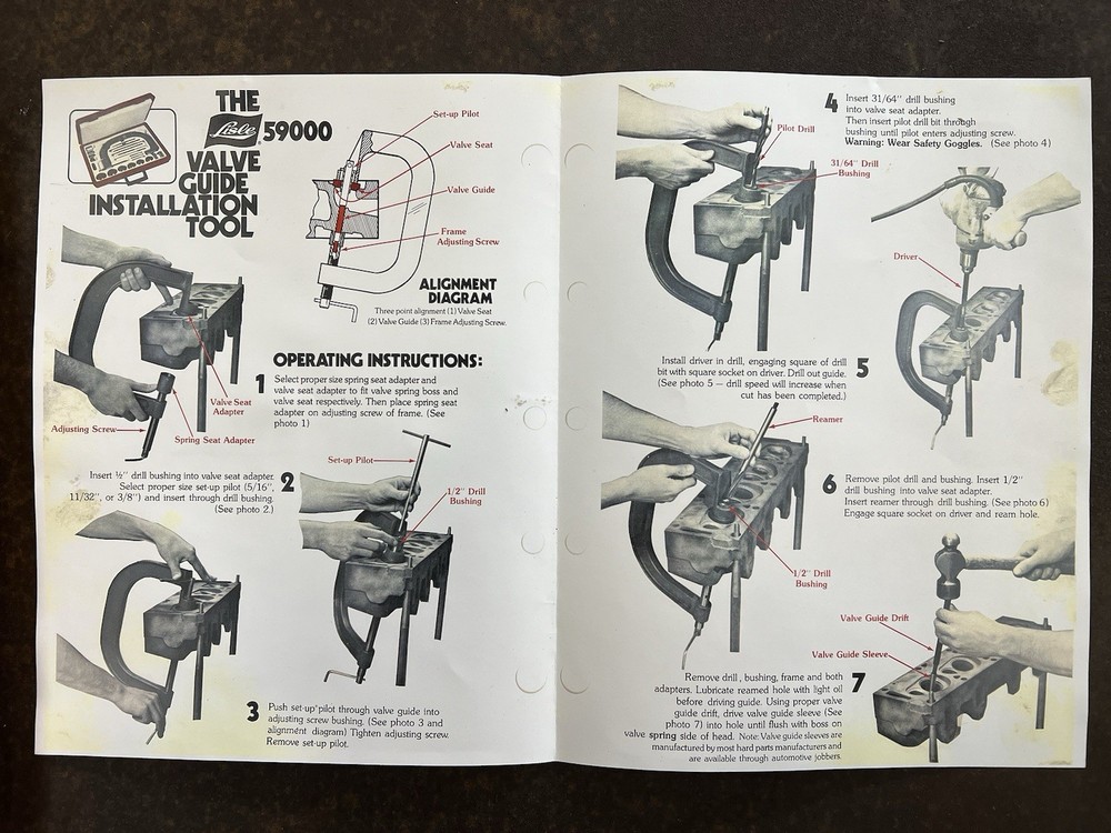Lisle 59000 Valve Guide Installation Tool Set
