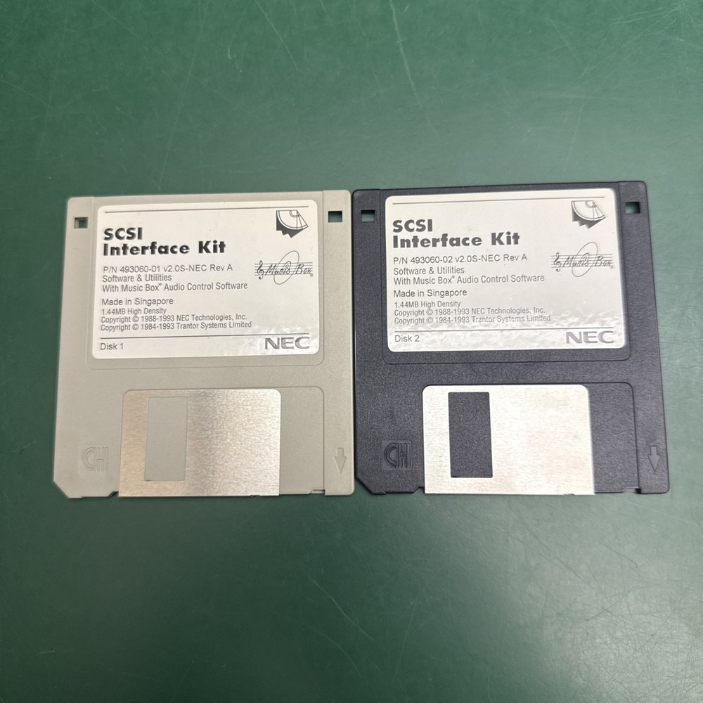 NEC SCSI Interface Kit - 3.5” Floppy Disk - Music Box -