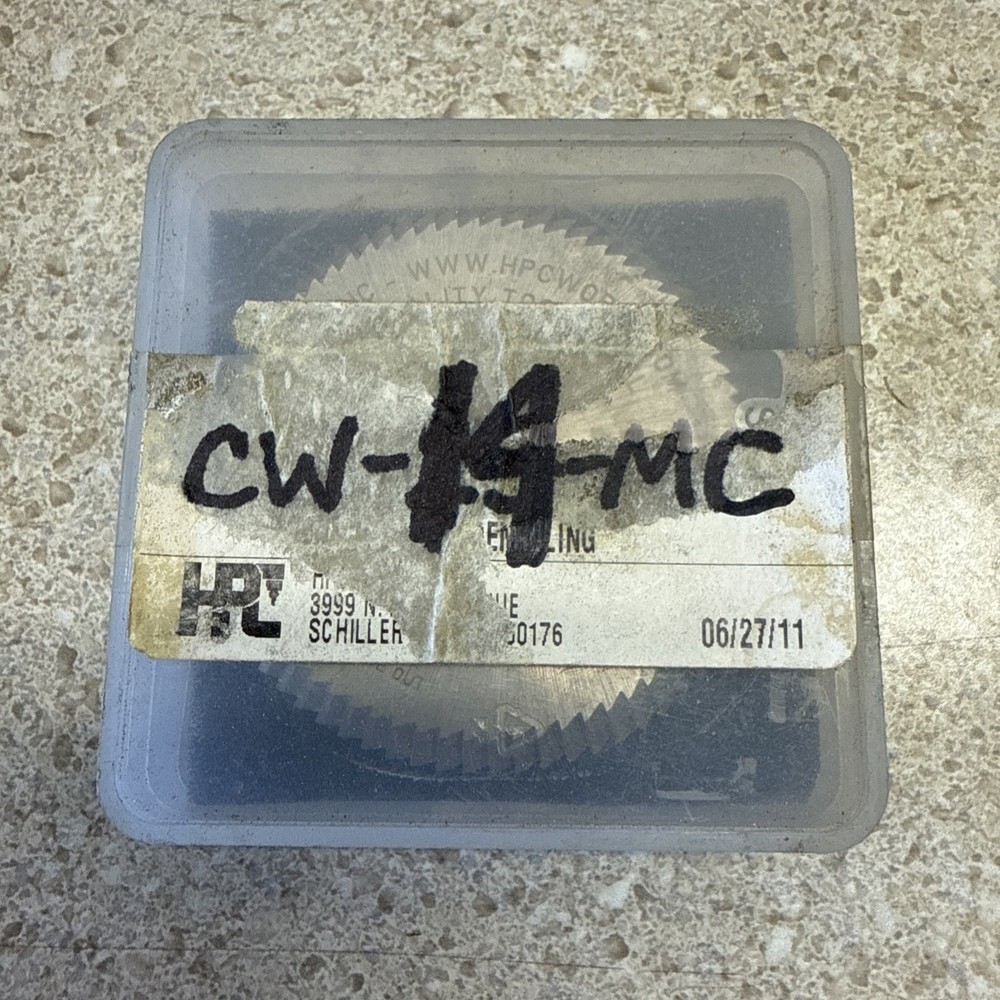 HPC CW-14MC Key machine cutter blade. Slightly used