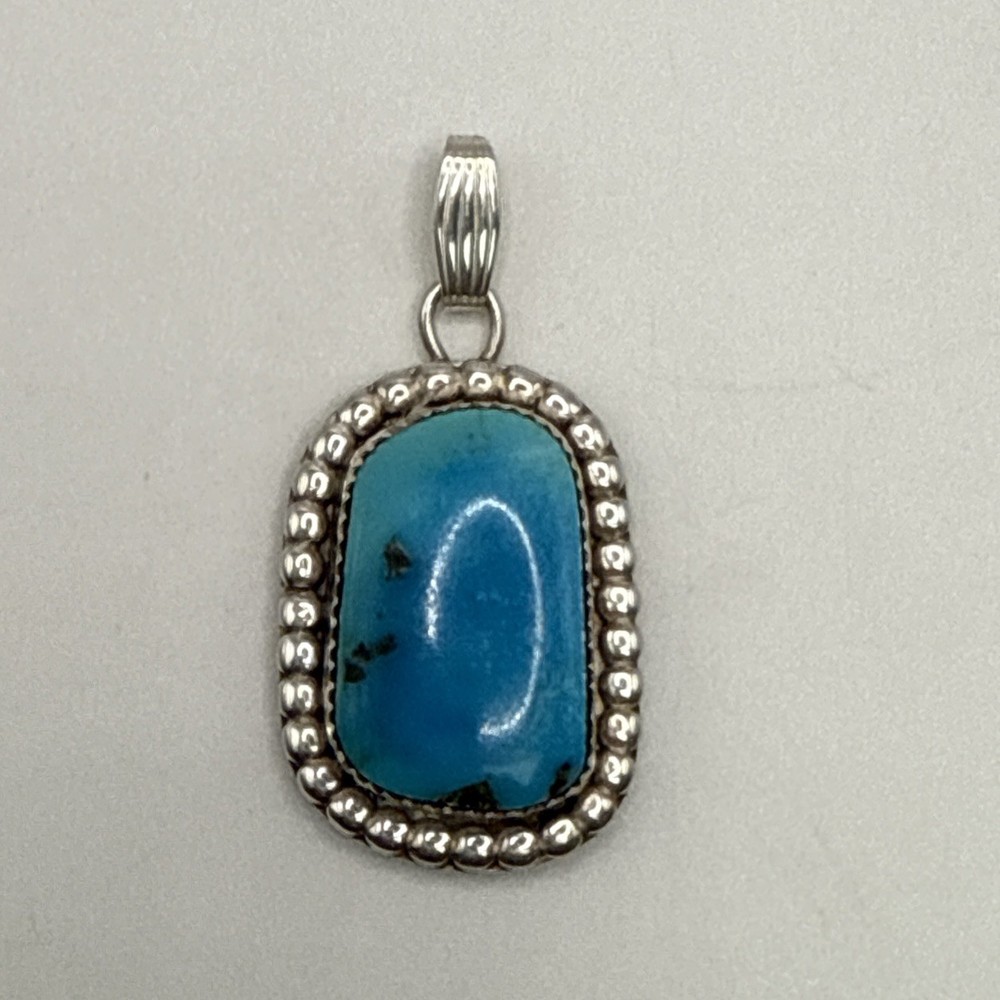 Sterling Silver & Turquoise Pendant