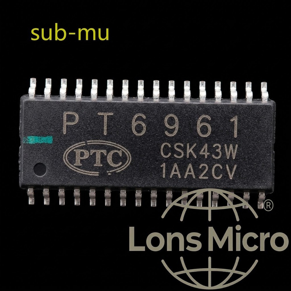 5PCS PT6961 LED Driver IC SOP32 new #sub/95