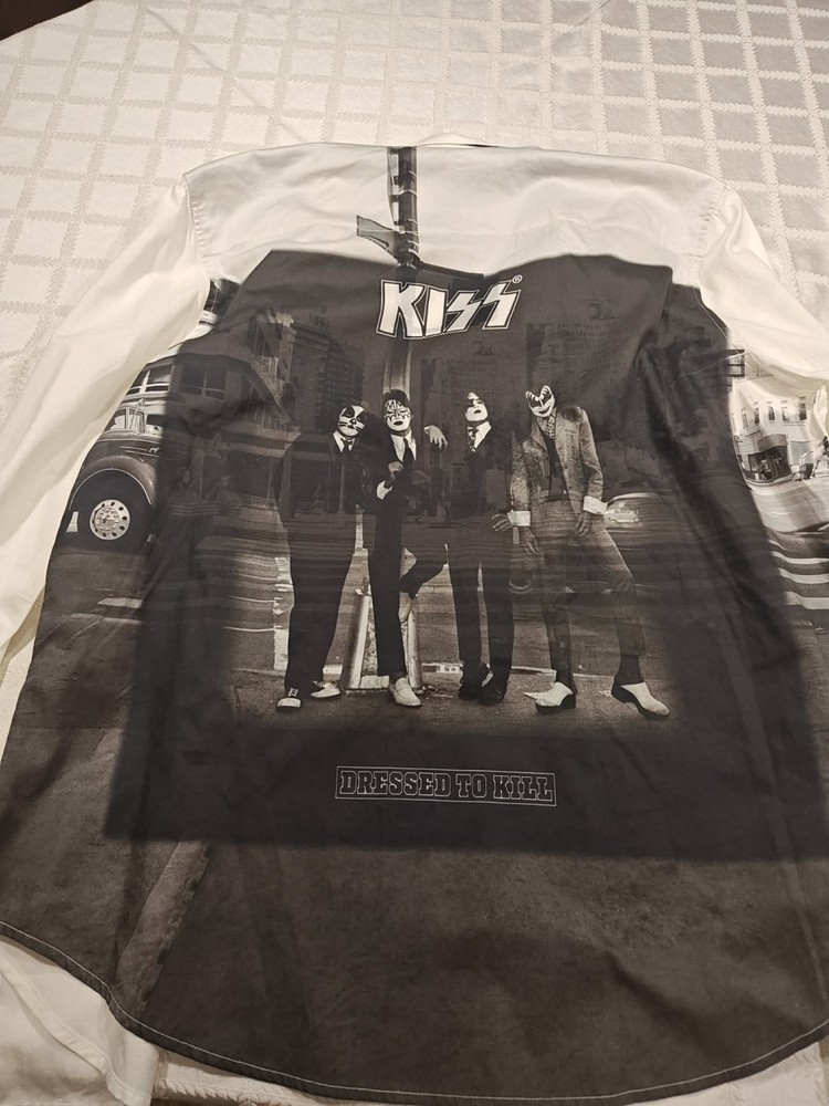 NEW Non - Kiss Kruise Cruise DRESSED TO KILL ROBERT GRAHAM MENS 2XL RARE SHIRT