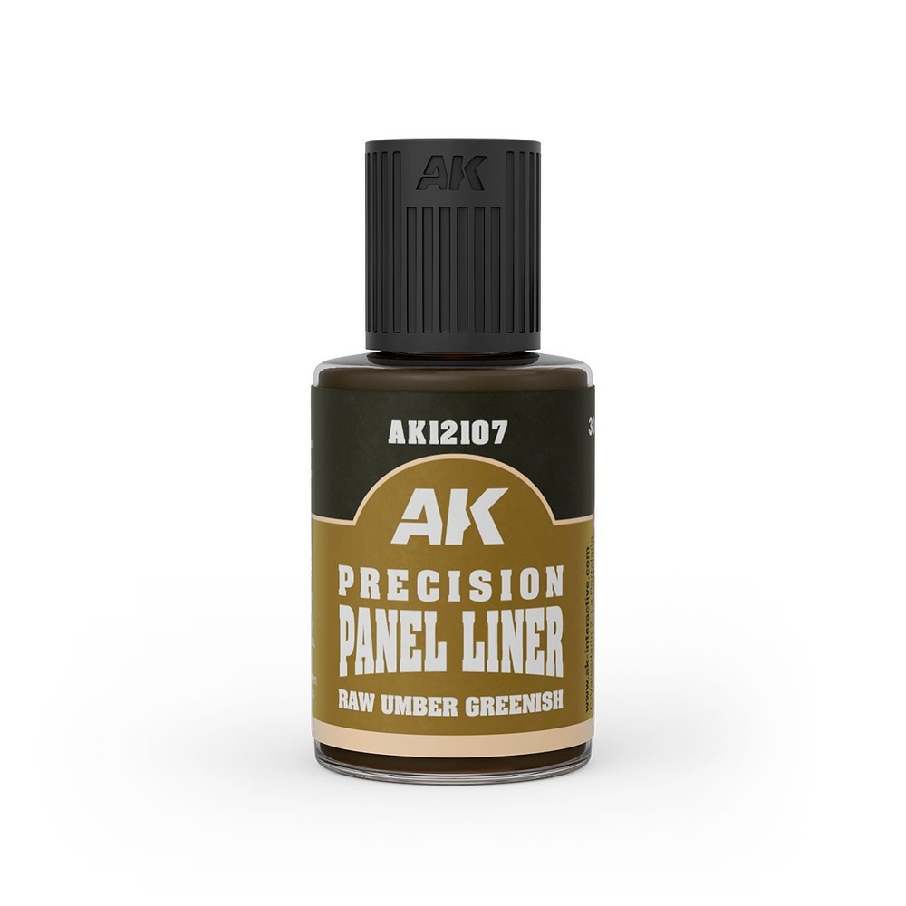 AK Interactive Precision Paneliner Raw Umber Greenish (30ml)