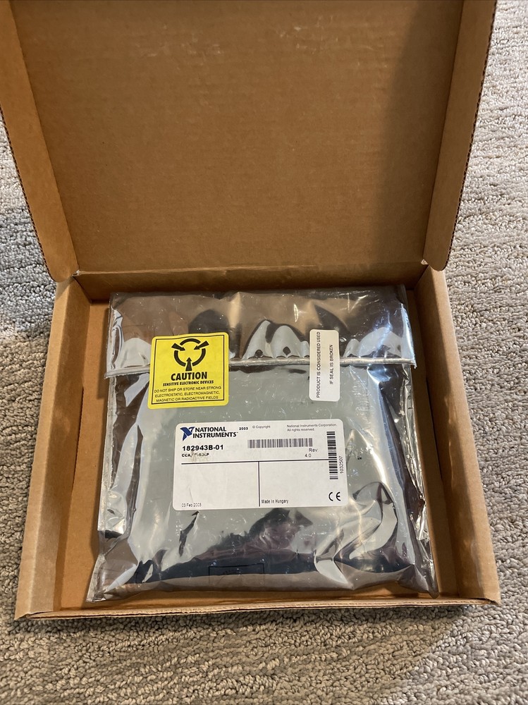National Instruments NI CB-50LP Connector Block, New Unopened