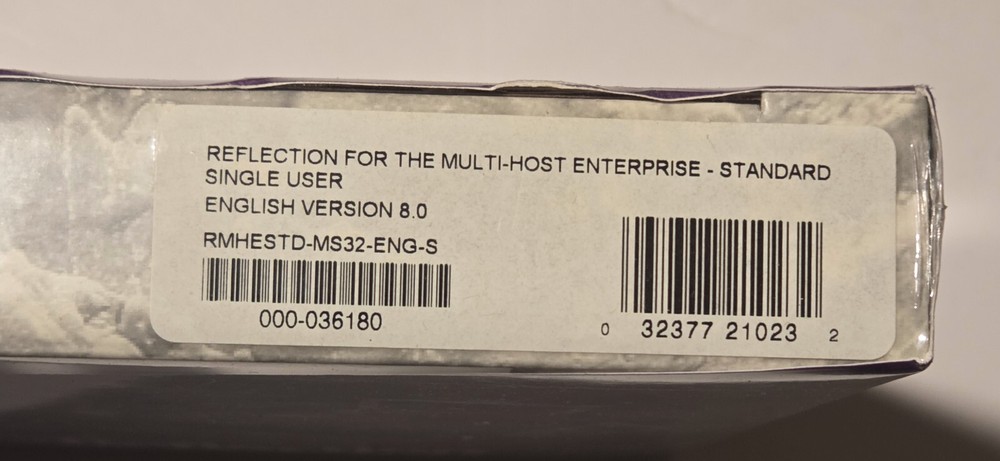Sealed WRQ Reflection Standard for Windows NT 4.0 95 98 Single User Software Set