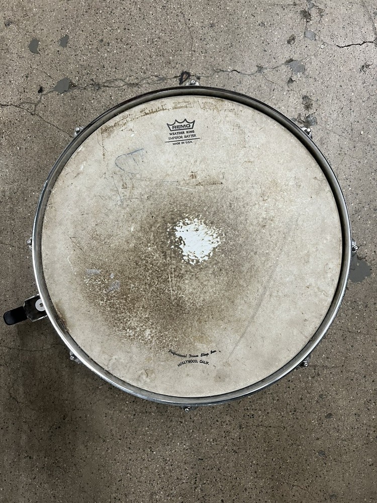 Pearl Mirror Chrome Steel Shell Snare Drum 14"